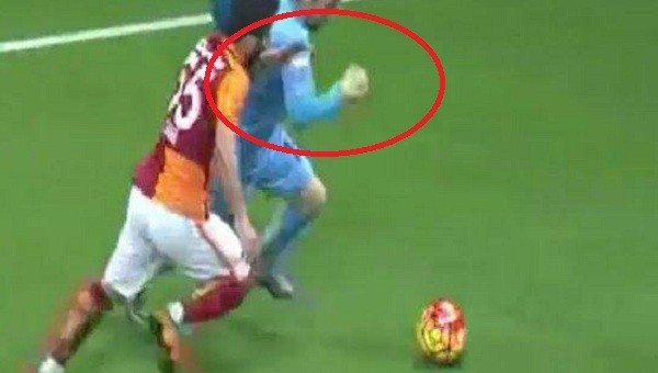 Galatasaray-Trabzonspor maçı Sabri'nin Marko Marin'e yaptığı hareket penaltı mı?