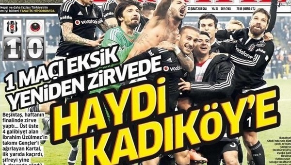 'Yeniden zirveye, haydi Kadıköy'e'