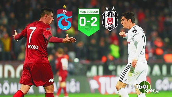 Beşiktaş, Trabzon'da liderliği ele geçirdi