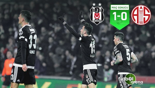 Beşiktaş'tan tek gollü tarife