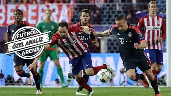 Atletico Madrid avantajı kaptı