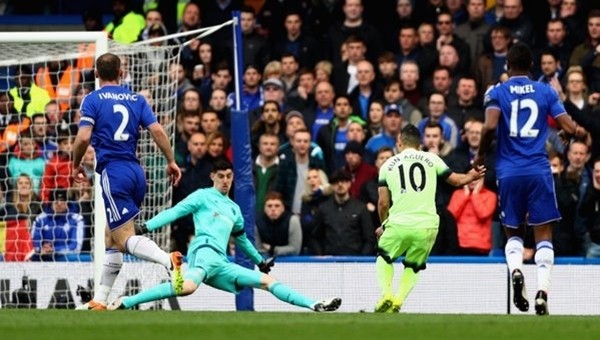Chelsea, Sergio Agüero'yu durduramadı