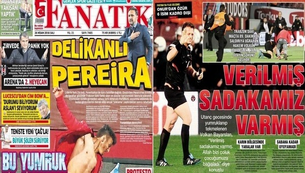 Gazetelerde günün manşetleri (26 Nisan 2016)