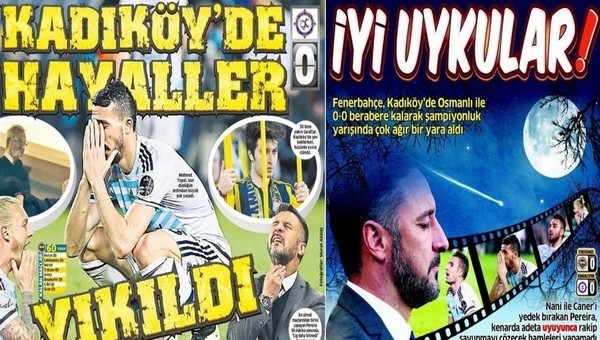 'Kadıköy'de hayaller yıkıldı'