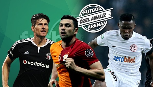 Süper Lig'de en isabetli şut atan futbolcular - Mario Gomez, Samuel Eto'o, Burak Yılmaz