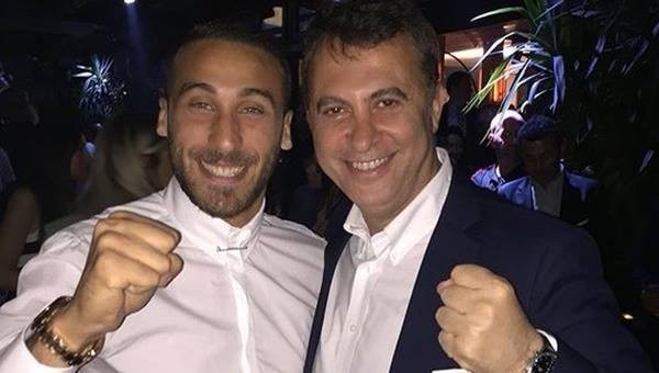 Beşiktaş'ın şampiyonluk kutlamasında Cenk Tosun'un görüntüleri - İZLE