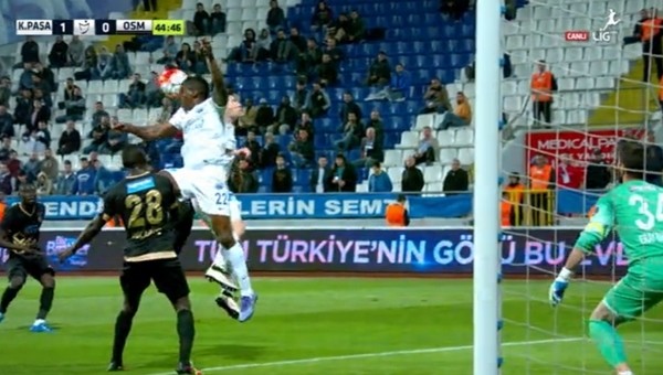 Kasımpaşa - Osmanlı maçında skandal penaltı