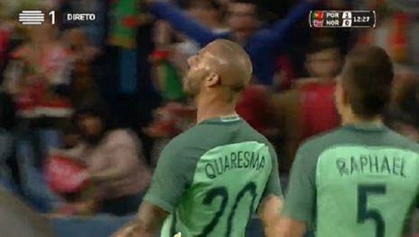 Portekiz - Norveç maçında Ricardo Quaresma'nın attığı gol - İZLE