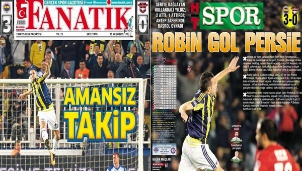 Spor gazeteleri oku - Spor gazete manşetleri - Gazete Oku (Fanatik, Fotomaç, AMK gazeteleri - 2 Mayıs 2016)