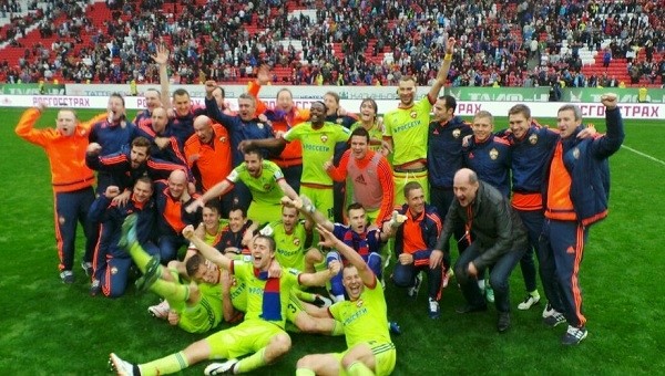 Rusya'da CSKA Moskova şampiyon