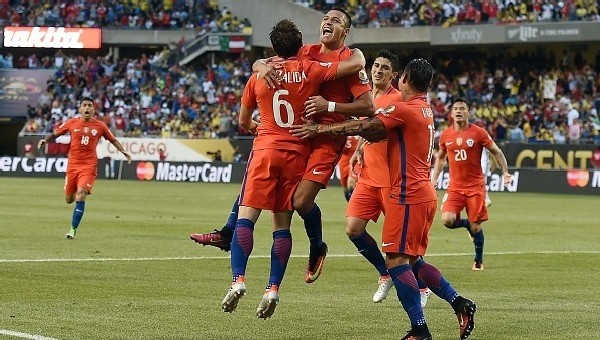 Şili, Kolombiya'yı devirdi - Kolombiya 0 - 2 Şili maç özeti ve golleri