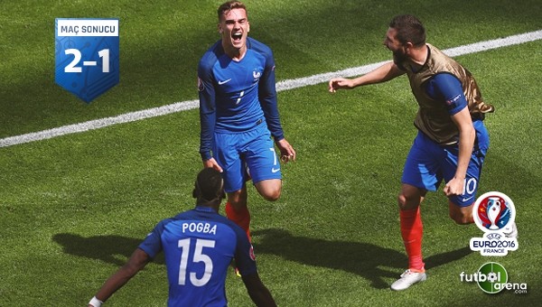Fransa Griezmann ile güldü - Fransa 2 - 1 İrlanda maçı özeti ve golleri (İZLE)