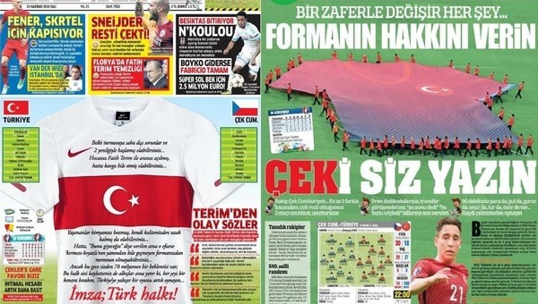 Spor gazeteleri oku - Spor gazete manşetleri - Gazete Oku (Fanatik, Fotomaç, AMK gazeteleri - 21 Haziran 2016)