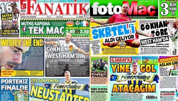 Gazete manşetleri - Gazete Oku (7 Temmuz 2016)