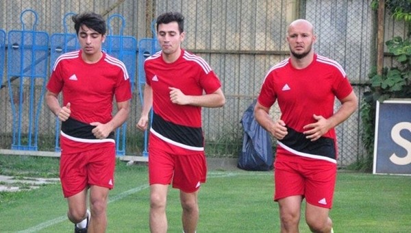 Gaziantepspor'un yeni transferi Gökhan Değirmenci ilk antrenmanına çıktı