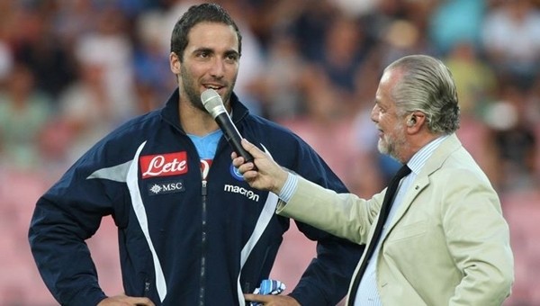 Higuain'den Napoli Başkanı De Laurentiis'e sert sözler