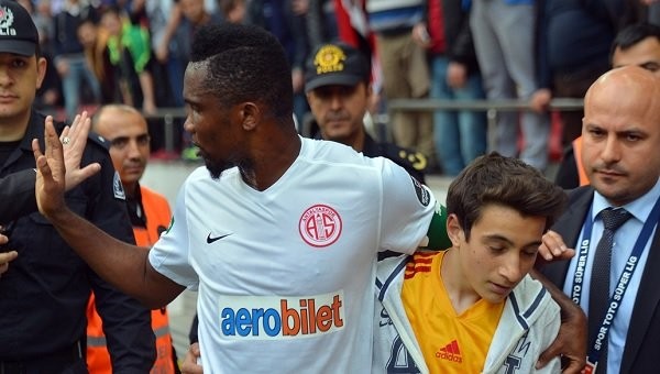 Antalyaspor'da Samuel Eto'o kadroya alınmadı