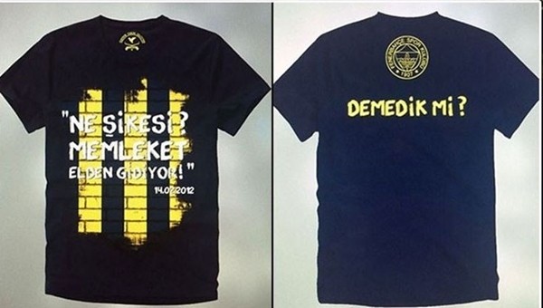 Fenerbahçe'nin çıkardığı tişört satış rekoruna koşuyor