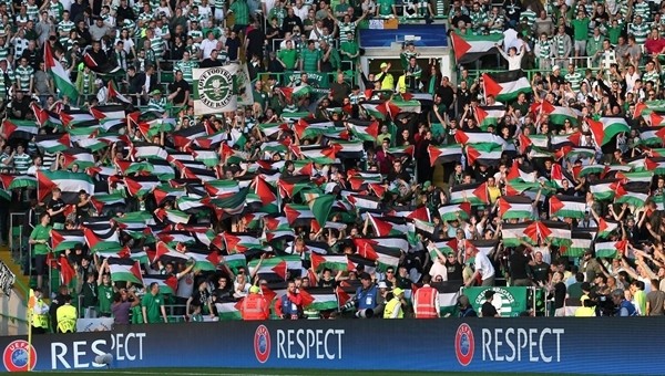 Filistinli çocuklardan Celtic'e büyük jest