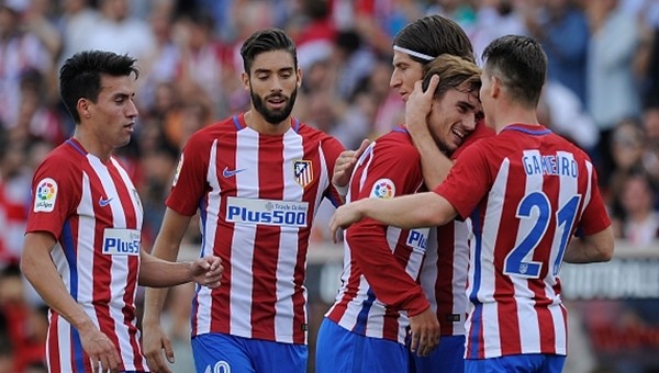 Atletico Madrid 5 - 0 Sporting Gijon maçın özeti ve golleri