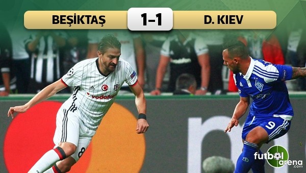 Beşiktaş, Dinamo Kiev'e takıldı - Beşiktaş 1 - 1 Dinamo Kiev maç özeti ve golleri