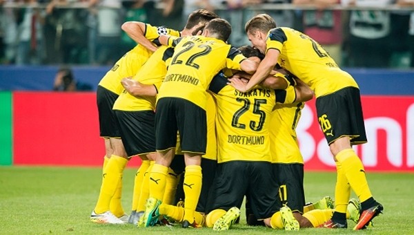 Legia Warszawa 0 - 6 Borussia Dortmund maçın özeti ve golleri