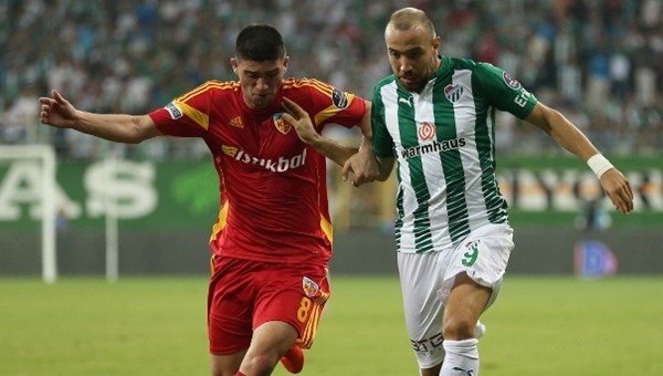 Bursaspor 3-1 Kayserispor maçın özeti ve golleri