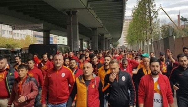 Derbi öncesi tehlikeli görüntü