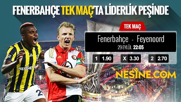 Fenerbahçe, Feyenoord'u geçecek mi?