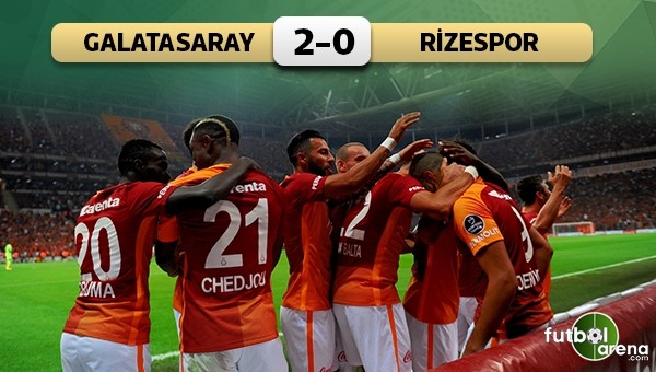 Galatasaray, Eren ile 3 puana uzandı! Galatasaray 2 - 0 Çaykur Rizespor maçın özeti ve golleri