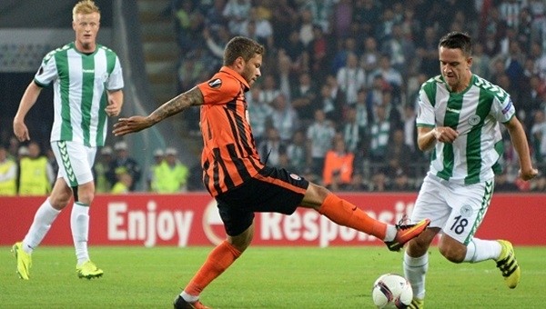 Konyaspor Shakhtar Donetsk'e direnemedi