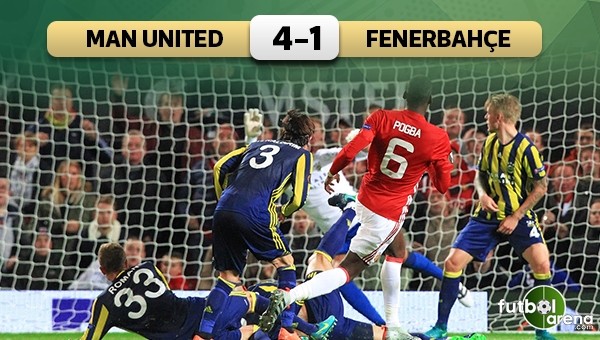 Fenerbahçe dağıldı! Manchester United 4-1 Fenerbahçe maçın özeti ve golleri