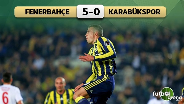 Fenerbahçe Kadıköy'de gol yağdırdı