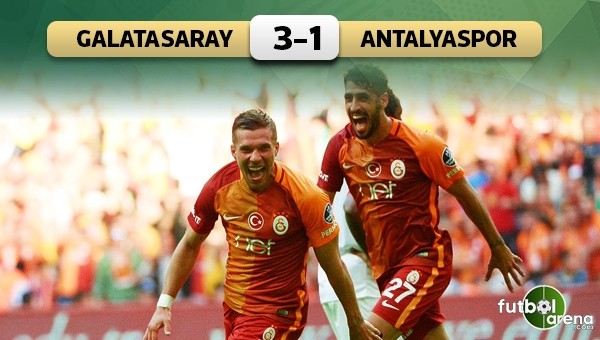 Galatasaray TT Arena'da geç açıldı! Galatasaray 3-1 Antalyaspor maçın özeti ve golleri