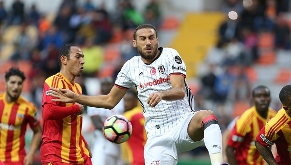 Kaleyi gören tek futbolcu Cenk Tosun
