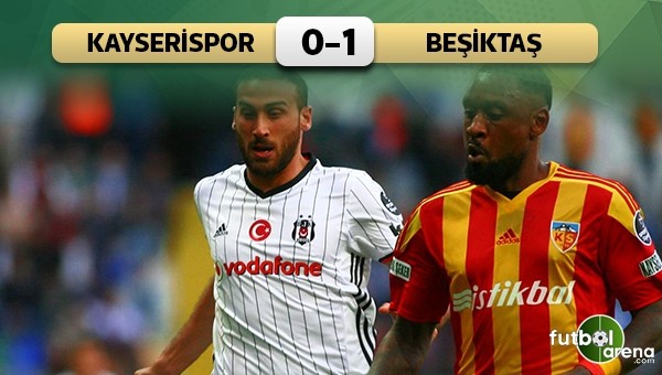 Kara Kartal, Ömer Şişmanoğlu ile kazandı - Kayserispor 0 - 1 Beşiktaş maç özeti ve golleri
