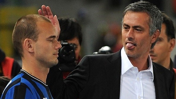 Sneijder ve Mourinho'nun ilginç anısı