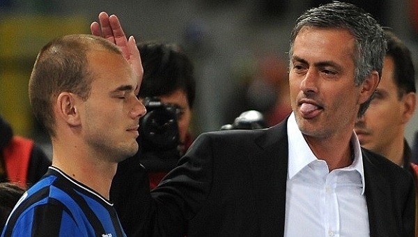 Sneijder ve Mourinho'nun ilginç anısı