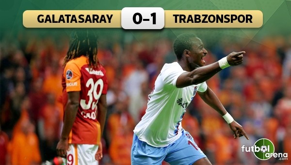 Trabzonspor, TT Arena'da altın buldu - Galatasaray 0 - 1 Trabzonspor maç özeti ve golleri
