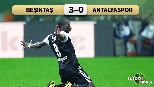 Vodafone Arena'da 3 golle 3 puan - Beşiktaş 3 - 0 Antalyaspor maç özeti ve golleri