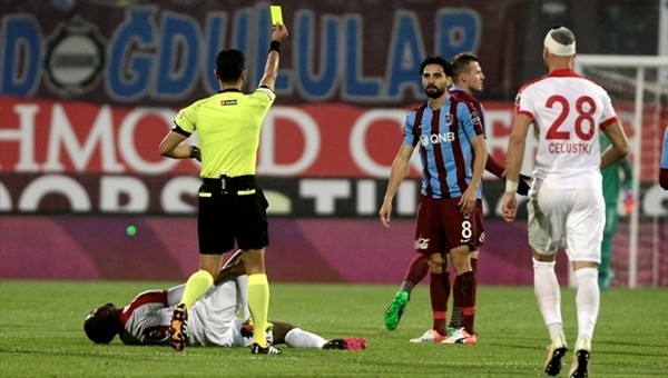 Alper Ulusoy'dan Trabzonspor maçında sarı kart yağmuru