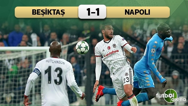Beşiktaş, Vodafone Arena'da Napoli'ye takıldı