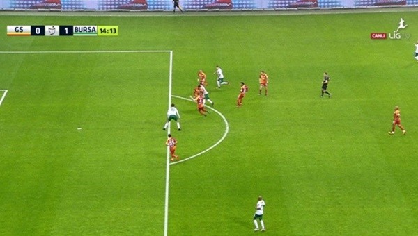 Bursaspor'un golü ofsayt mı? Galatasaraylılar...