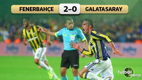 Fenerbahçe 2 - 0 Galatasaray maç özeti ve golleri