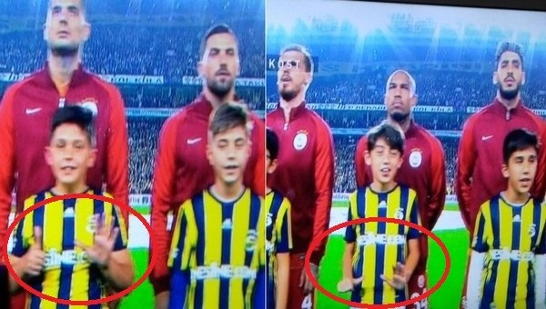 Fenerbahçeli çocuklardan olay hareket