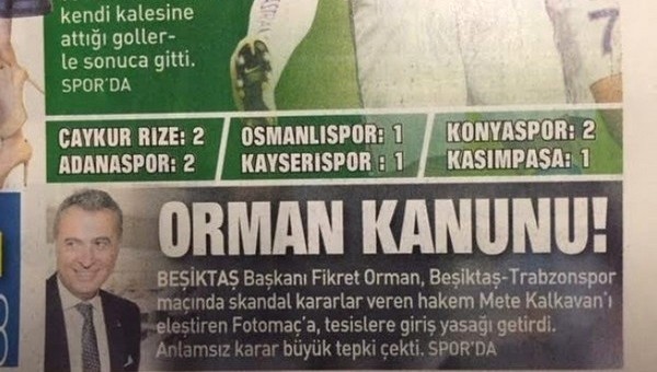 Fikret Orman'a ağır tepki! 'Orman Kanunu'