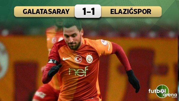 Galatasaray 1-1 Elazığspor maç özeti ve golleri
