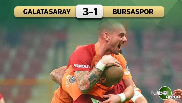 Galatasaray 3-1 Bursaspor maç özeti ve golleri