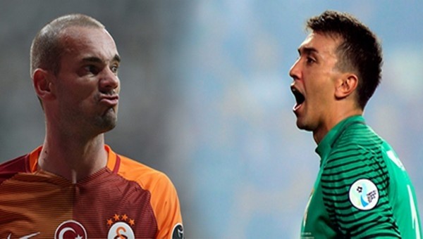 Muslera ve Sneijder arasında gerilim