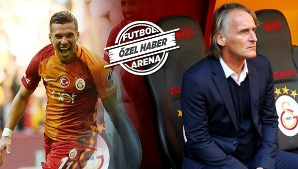 Riekerink, Lukas Podolski'yi kızdırdı